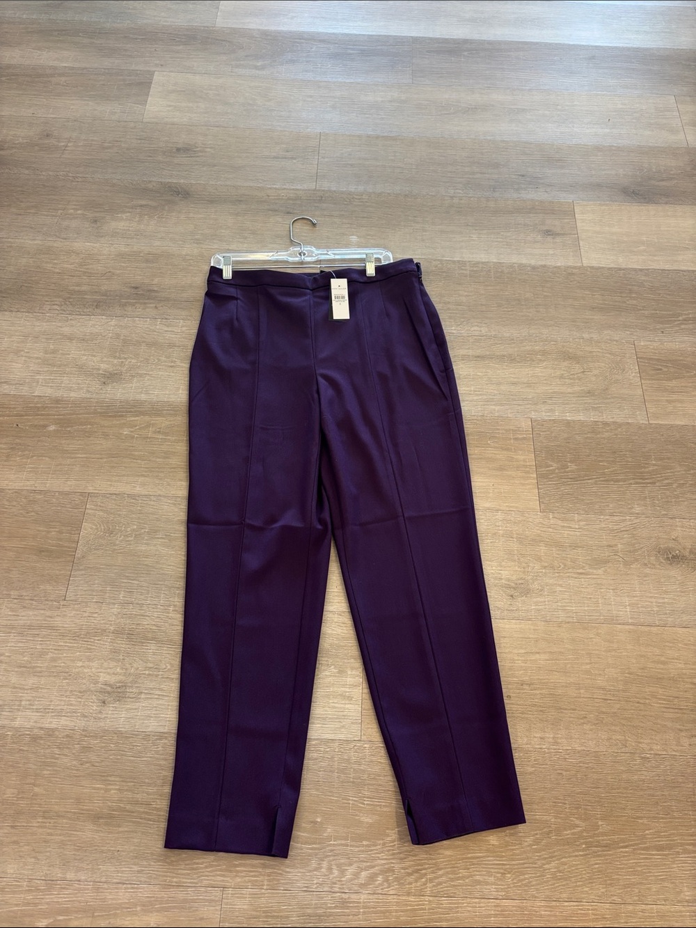 Ann Taylor The Natalie Purple Tailored Dress Pants - Size 8